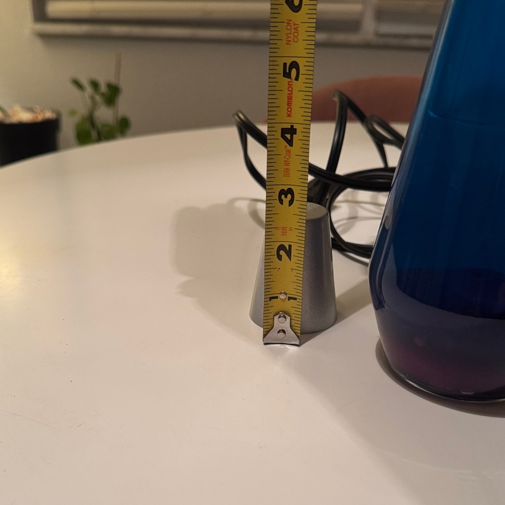 Silver and Blue Lava Lamp - Picture 7 of 9